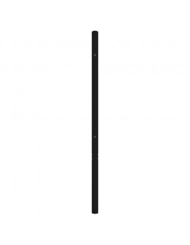 Testiera in Metallo Nero 180 cm