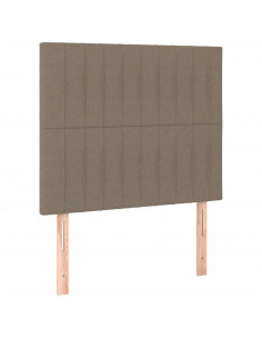 Giroletto a Molle con Materasso Tortora 80x200 cm inTessuto