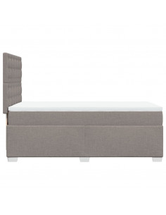 Giroletto a Molle con Materasso Tortora 90x200 cm inTessuto