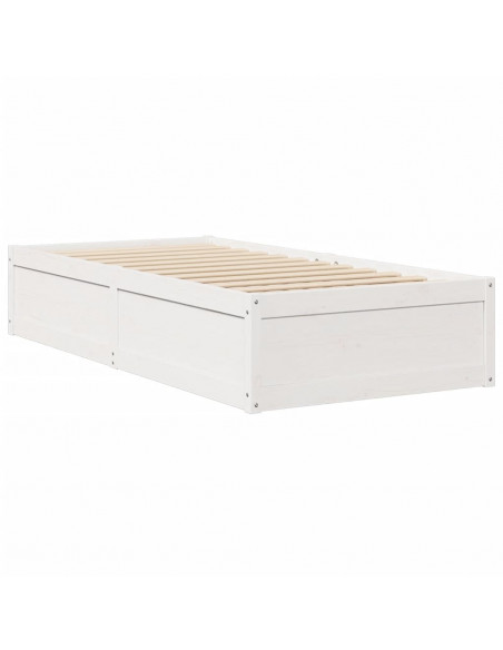 Giroletto Bianco 100x200 cm in Legno Massello di Pino