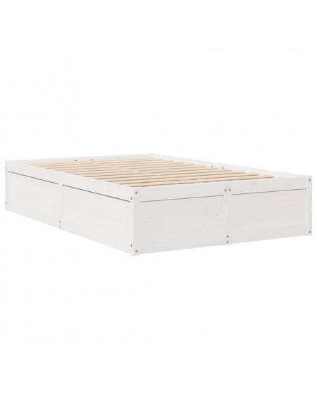 Giroletto Bianco 135x190 cm Legno Massello di Pino