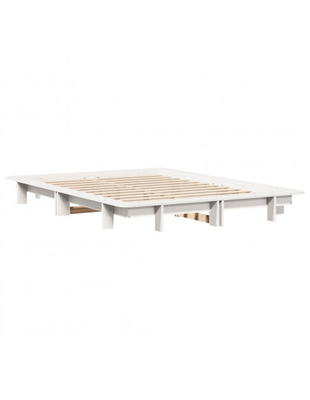 Giroletto Bianco 140x190 cm in Legno Massello di Pino