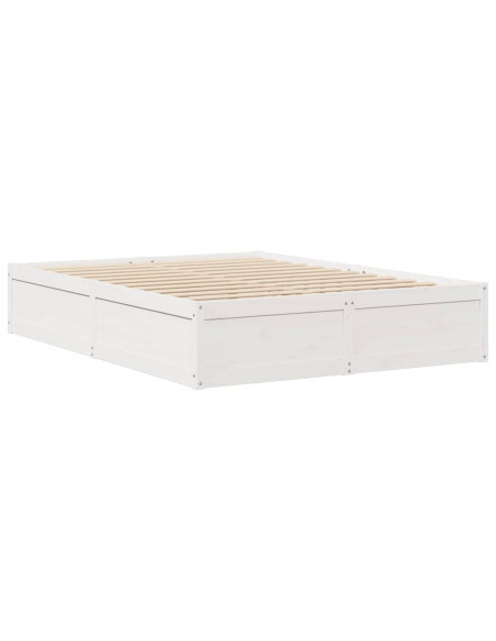 Giroletto Bianco 140x190 cm in Legno Massello di Pino