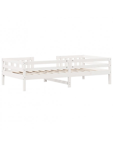Giroletto Bianco 80x200 cm in Legno Massello di Pino