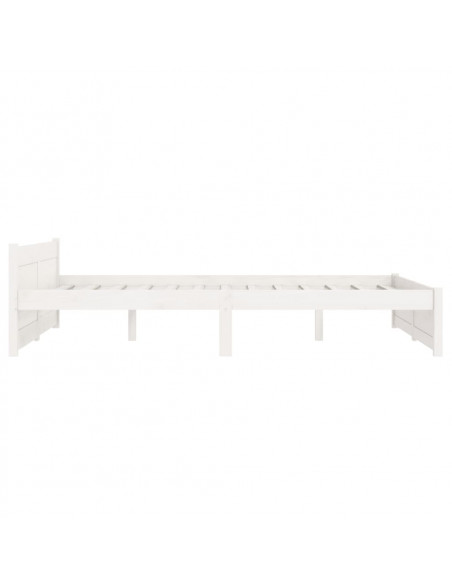 Giroletto Bianco in Legno Massello 120x190 cm Small Double