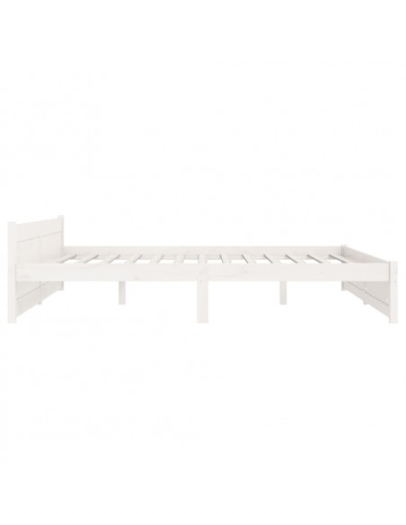 Giroletto Bianco in Legno Massello 150x200 cm King Size