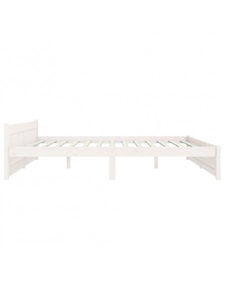 Giroletto Bianco in Legno Massello 180x200 cm Super King