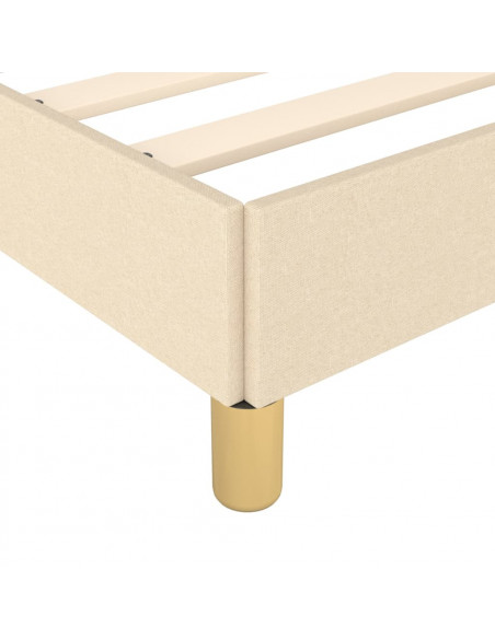 Giroletto con Testiera Crema 120x200 cm in Tessuto