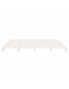 Giroletto Bianco 200x200 cm in Legno Massello di Pino 2