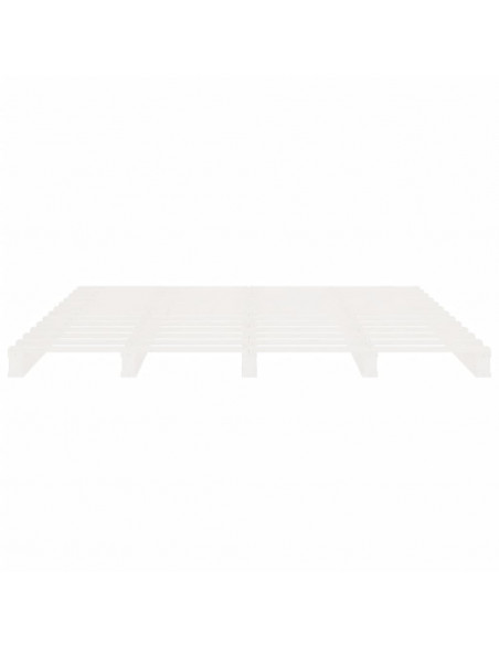 Giroletto Bianco 200x200 cm in Legno Massello di Pino