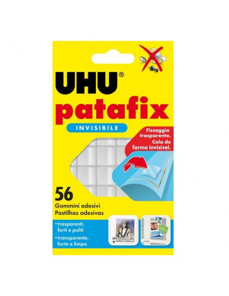 Gommini adesivi Uhu Bostik 34992 Patafix Trasparente Trasparente