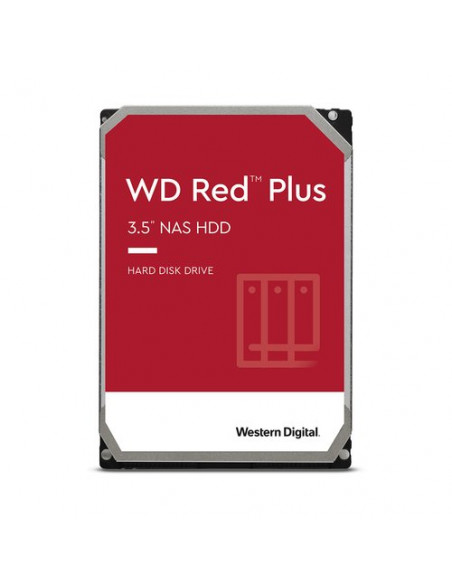 HD WD SATA3 10TB 3.5" RED PLUS INTELLIPOWER 256mb cache 24x7 - NAS HARD DRIVE - WD101EFBX