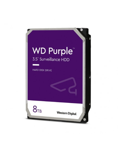 HD WD SATA3 1TB 3.5" PURPLE INTELLIPOWER 64mb cache 24x7 - (Ideali per DVR/PVR) WD11PURZ - Gar. 3 anni
