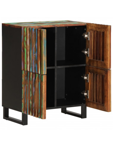 Credenza 60x34x75 cm in Legno Massello di Acacia