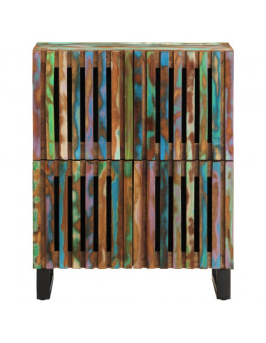 Credenza 60x34x75 cm in Legno Massello di Acacia