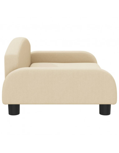 Lettino per Cani Crema 70x45x30 cm in Tessuto