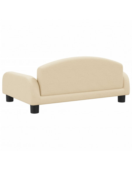 Lettino per Cani Crema 70x45x30 cm in Tessuto