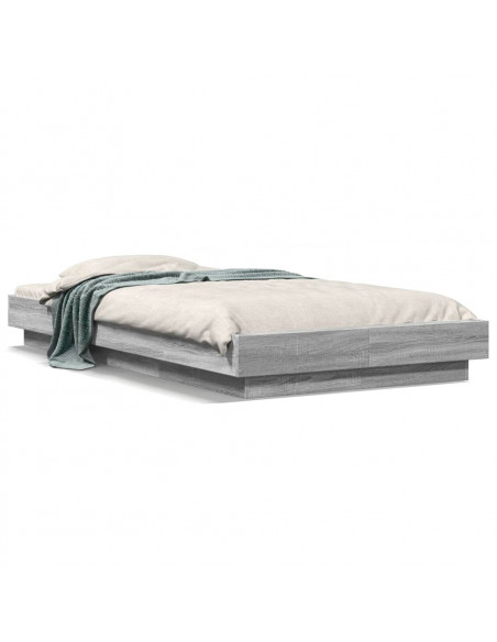 Giroletto Grigio Sonoma 90x190 cm in Legno Multistrato