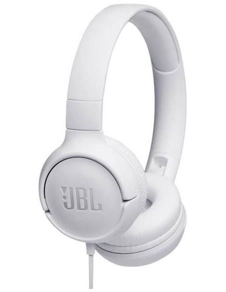 JBL Cuffie Wired Filo Tune 500 T500 +Mic White