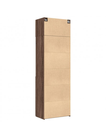Armadietto Rovere Marrone 70x42,5x225 cm in Truciolato