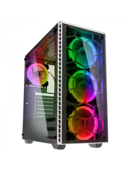 Kolink Observatory ARGB Middle Tower Vetro Temperato No Power minITX/mATX/ATX/E-ATX Bianco