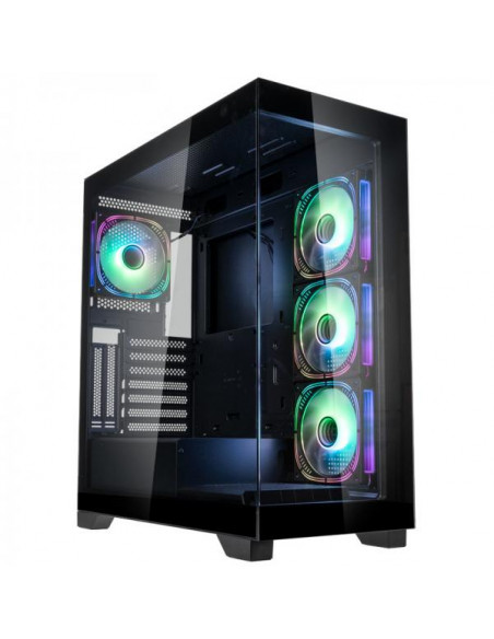Kolink Unity Peak ARGB Case Mid-Tower Vetro Temperato No-Power minITX/mATX/ATX