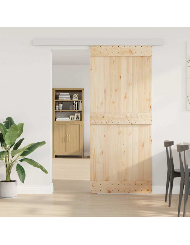 Kit Ferramenta per Porte Scorrevoli 183 cm in Lega di Alluminio