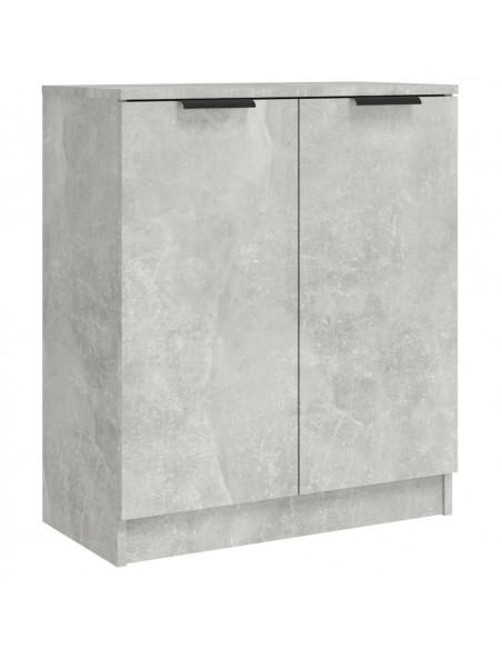 Credenze 3 pz Grigio Cemento in Legno Multistrato