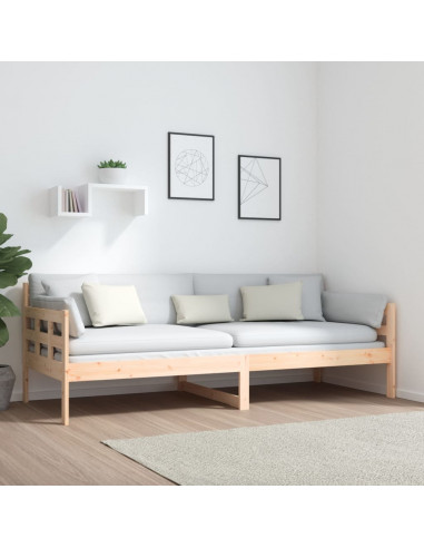 Dormeuse in Legno Massello di Pino 80x200 cm