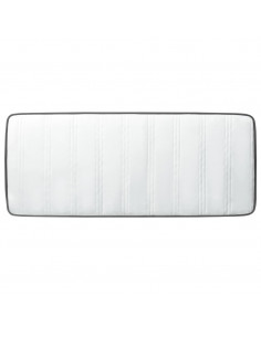 Letto a Molle Grigio Scuro in Tessuto 120x200 cm