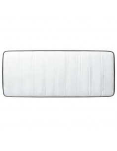 Letto a Molle Grigio Scuro in Tessuto 120x200 cm