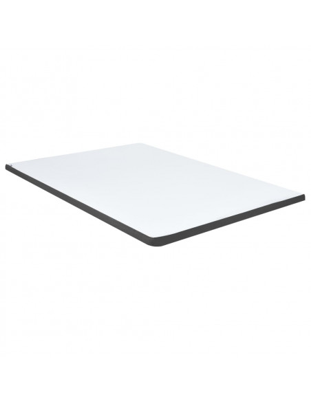 Letto a Molle Grigio Scuro in Tessuto 140x200 cm