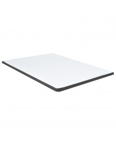 Letto a Molle Grigio Scuro in Tessuto 180x200 cm