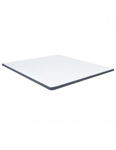 Letto a Molle Grigio Scuro in Tessuto 200x200 cm