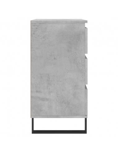 Credenza Grigio Cemento 60x35x70 cm in Legno Multistrato