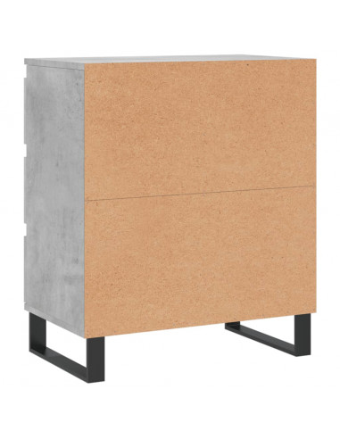 Credenza Grigio Cemento 60x35x70 cm in Legno Multistrato