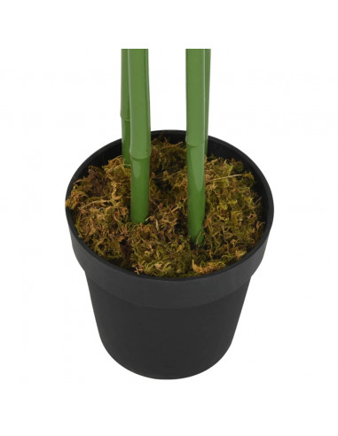 Albero Bambù Artificiale 864 Foglie 180 cm Verde