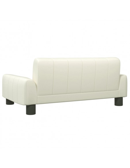 Lettino per Cani Crema 70x45x30 cm in Similpelle