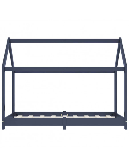 Giroletto per Bambini Grigio in Massello di Pino 70x140 cm