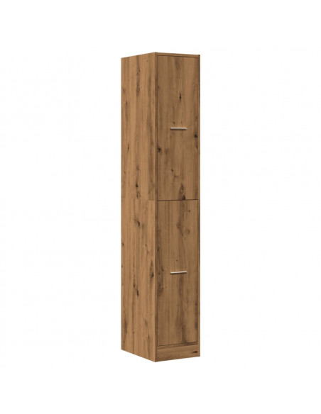 Armadietto da Farmacia Rovere 30x41x174,5 cm in Truciolato