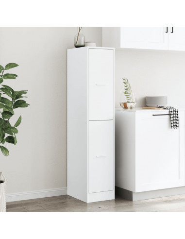 Armadietto da Farmacia Bianco 30x41x144,5 cm in Truciolato