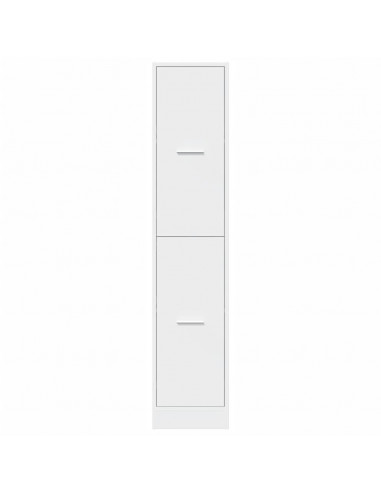 Armadietto da Farmacia Bianco 30x41x144,5 cm in Truciolato