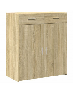 Credenza Rovere Sonoma 80x42,5x93 cm in Legno Multistrato 2