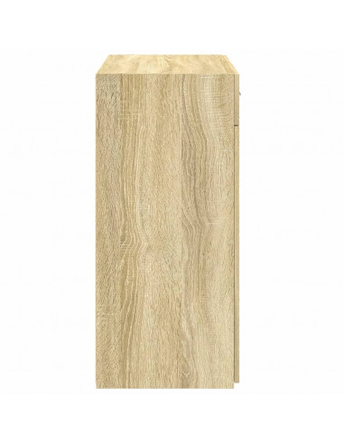 Credenza Rovere Sonoma 80x42,5x93 cm in Legno Multistrato