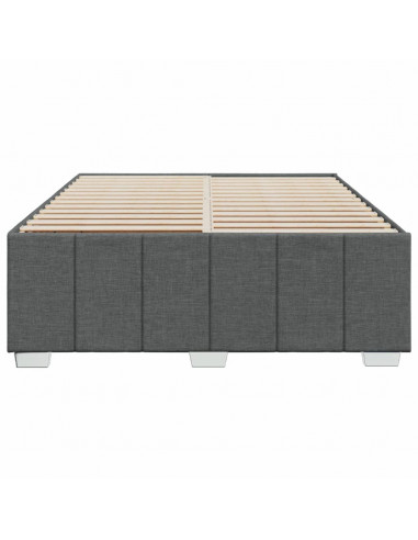 Giroletto senza Materasso Grigio Scuro 160x200 cm Tessuto