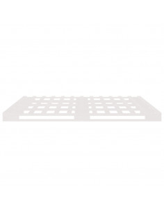 Letto a Pallet Bianco 120x190 cm Small Double Legno di Pino