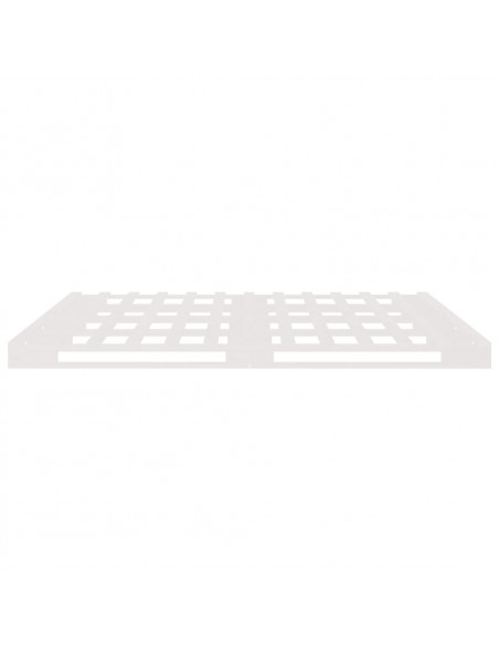 Letto a Pallet Bianco 120x190 cm Small Double Legno di Pino