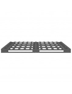 Letto a Pallet Grigio 120x190 cm Small Double Legno di Pino