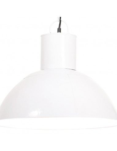 Lampada a Sospensione 25 W Bianca Rotonda 48 cm E27