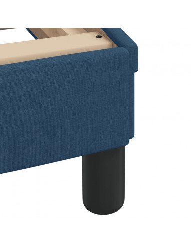 Letto con Materasso Blu 180x200 cm in Tessuto